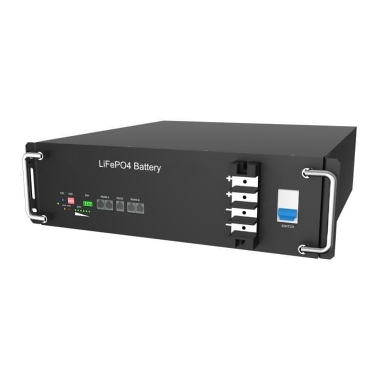 2560Wh 51.2V DC Rack Mount Lifepo4 باتری برای ذخیره سازی انرژی تجاری صنعتی
