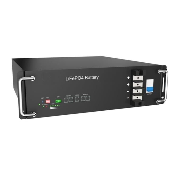 2560Wh 51.2V DC Rack Mount Lifepo4 باتری برای ذخیره سازی انرژی تجاری صنعتی