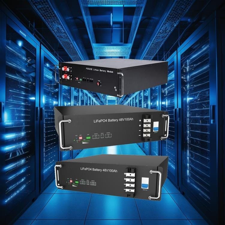باتری انرژی 50kWh ولتاژ بالا Lifepo4 Rackmount برای کاربردهای صنعتی