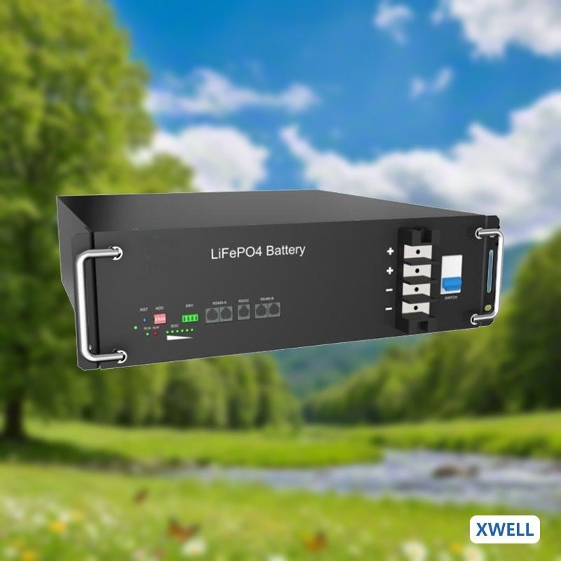 کم ولتاژ Rackmount Lifepo4 باتری لیتیوم ذخیره برق برای 30kwh و 50kwh